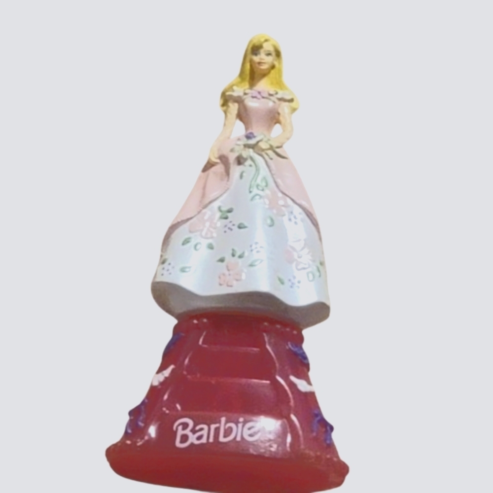 Barbie bubble blower Pink and White Doll makes bubbles